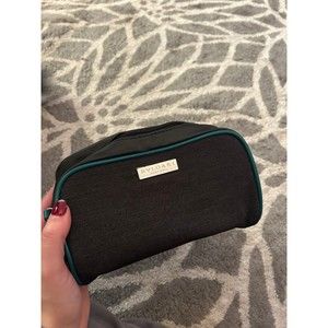 Gray and Blue Bulgari Parfum Travel Pouch